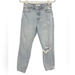 Abercrombie & Fitch Women’s Curve Love High Rise Mom Jeans 27
